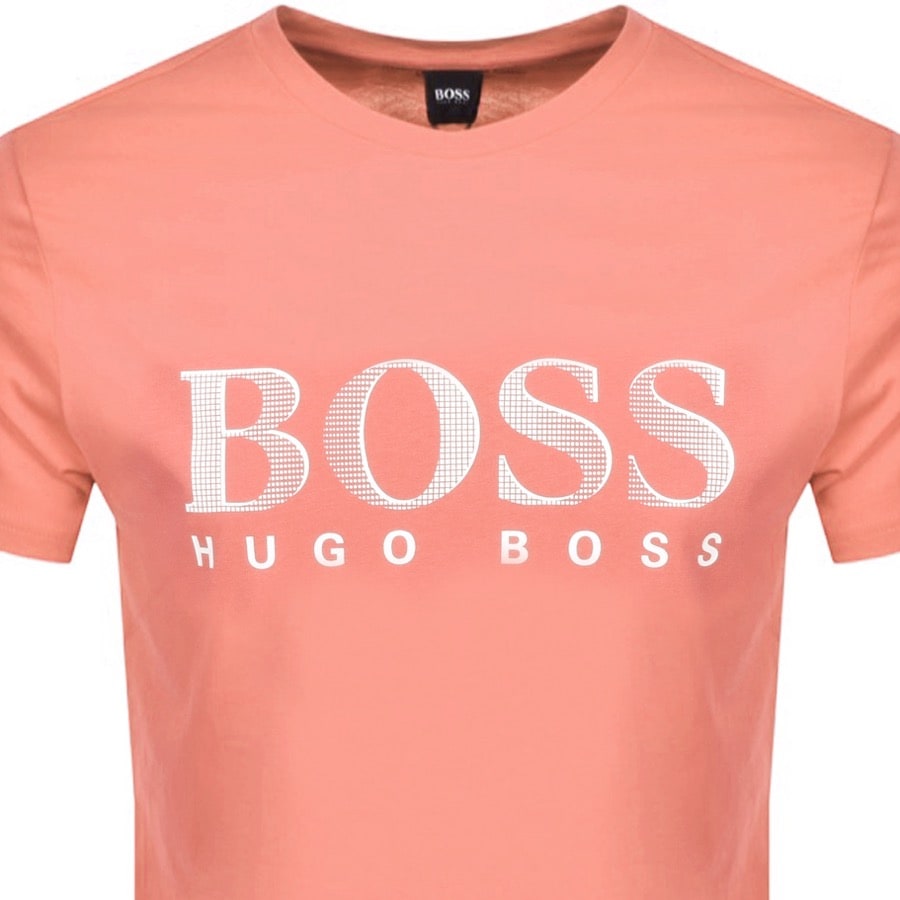Alternative Image for ProductBOSS UV Protection Logo T Shirt Orange2